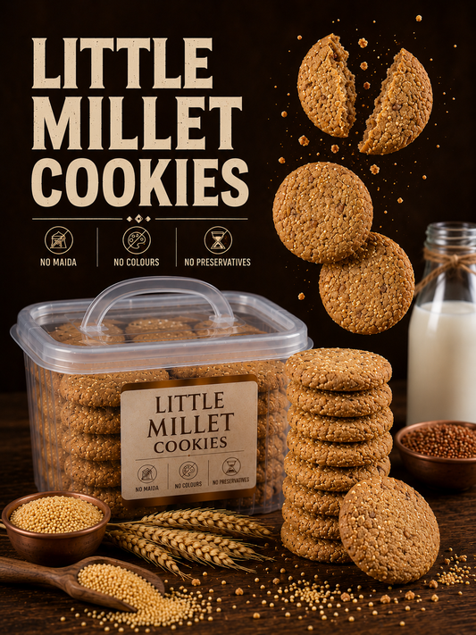 Little  Millet Cookies 160g (Pack of 2)