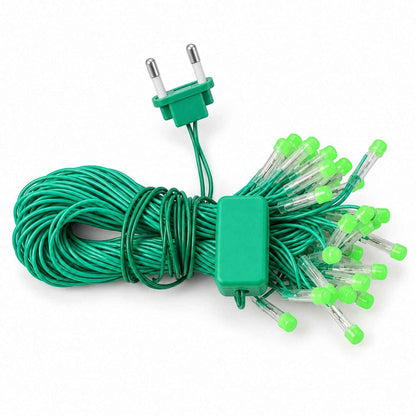 Green Led String Lights For Festival And Indoor Window Decoration (10 Mtr)