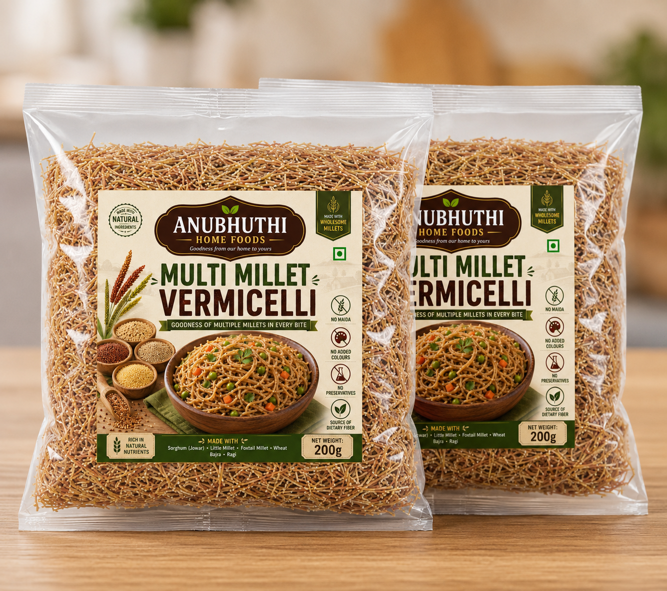 Multi  Millet Vermicelli  200g (Pack of 2)
