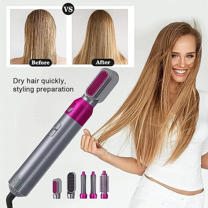 5 In 1 Hair Dryer Brush Multifunctional Hot Air Styler Hair Tools