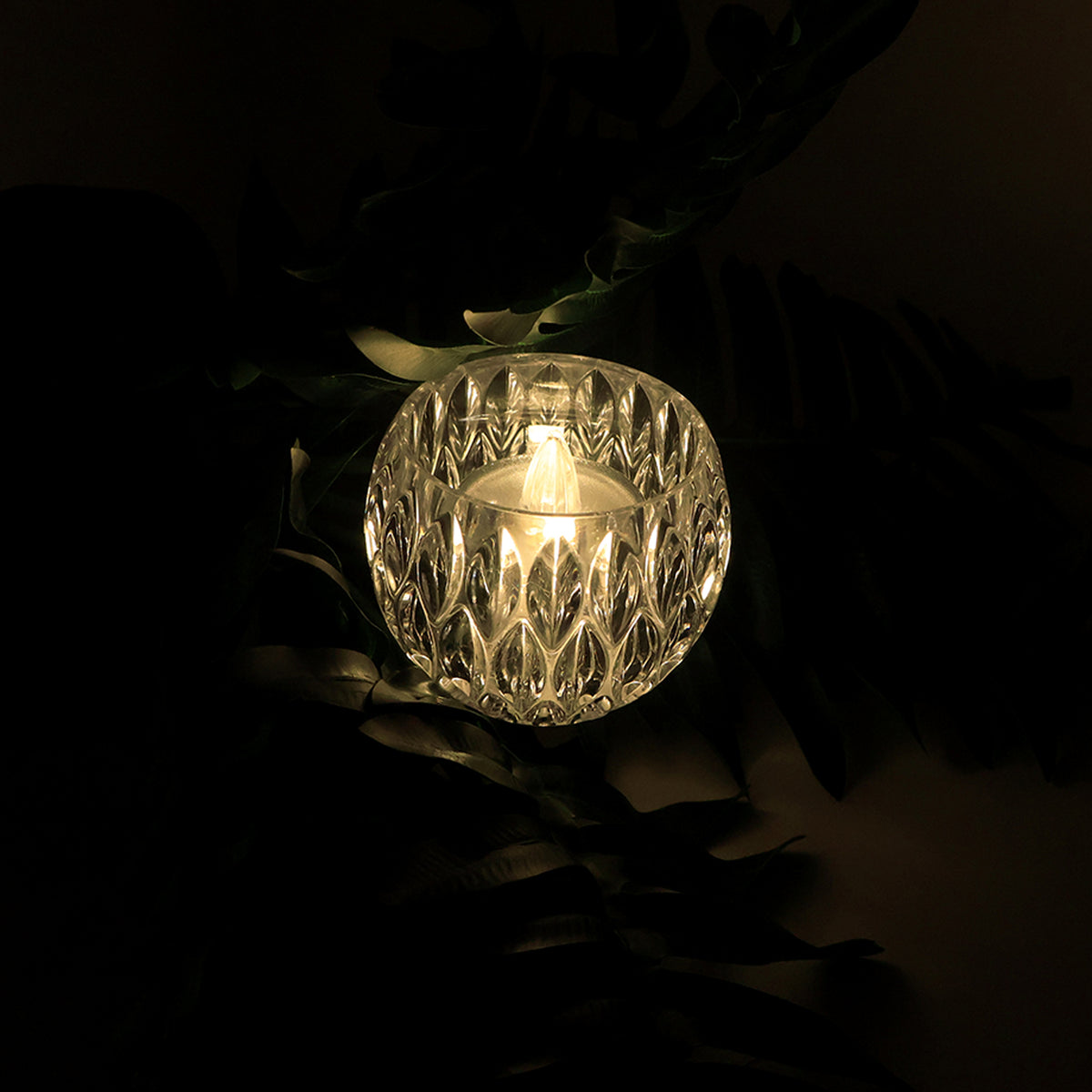 Set Of 12 Crystal Style Led Decorative Lamps  Candle