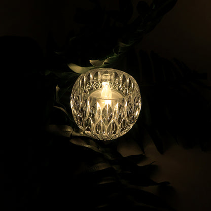 Set Of 12 Crystal Style Led Decorative Lamps  Candle