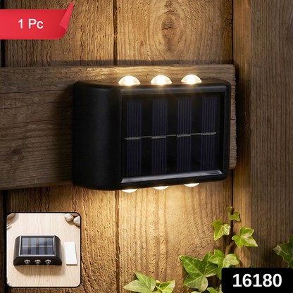 Solar Powered Sensor Led Wall Light For Garden Fence And Outdoor Use (1 Piece)