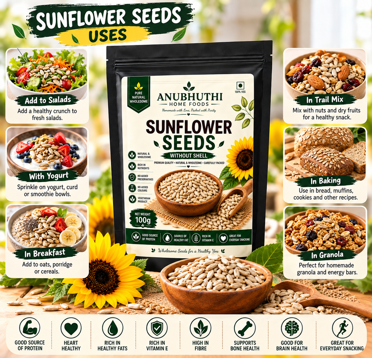 Sunflower Seeds 200g