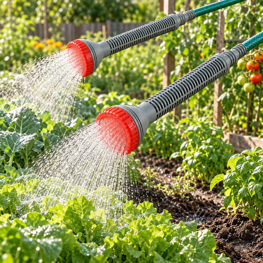 Garden Hose Water Spray Nozzles For Gentle Plant And Flower Watering (2 Pc Set)