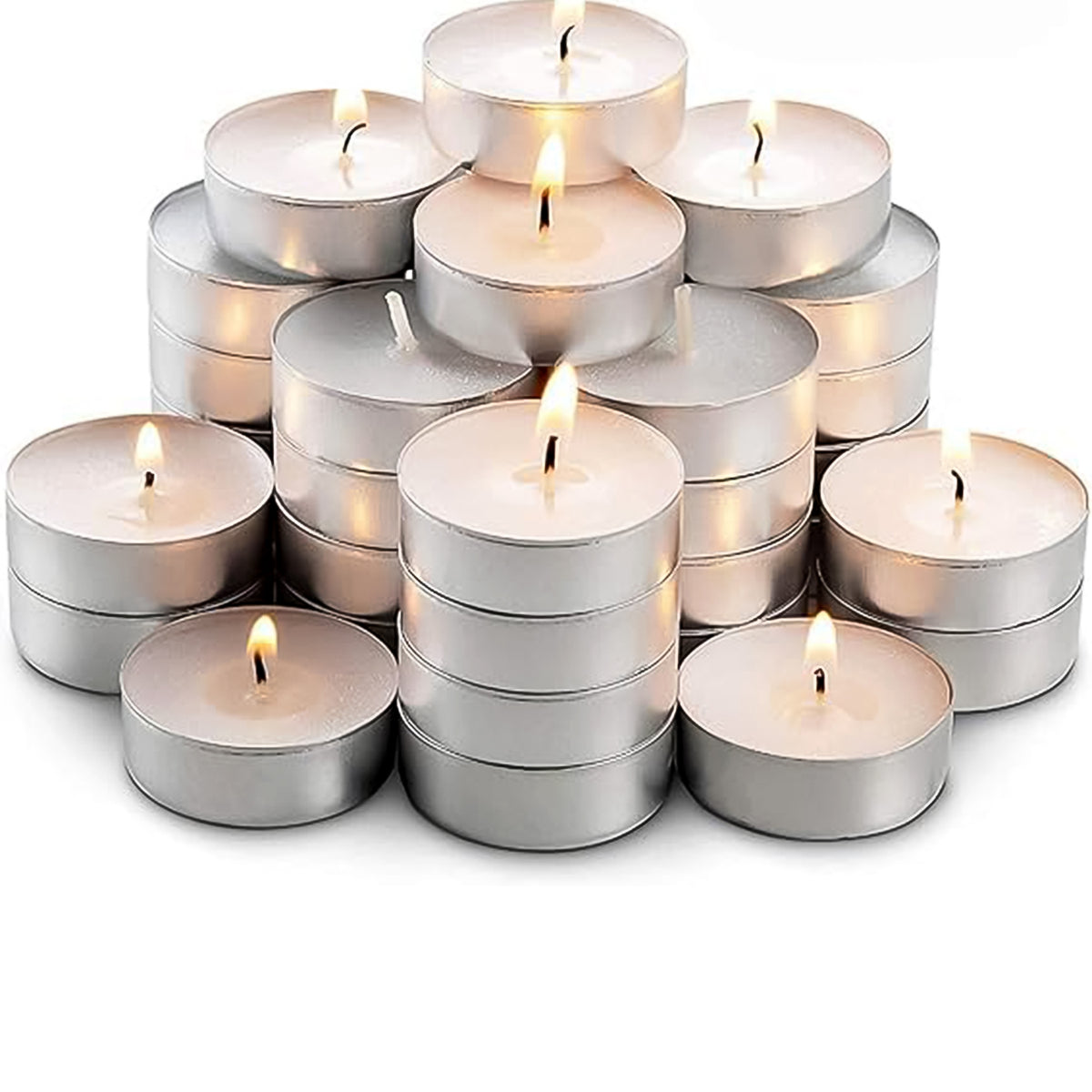 Tealight Candles Set Smokeless Candles (50 Pcs Set)